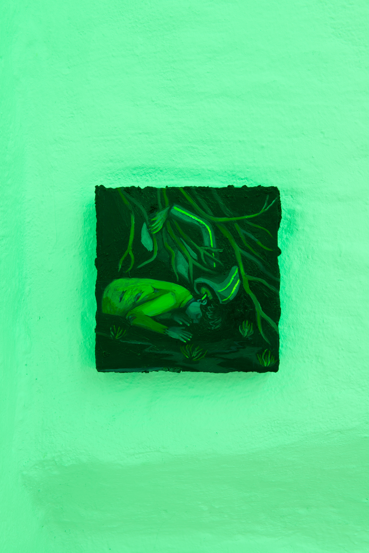 Giuliana Rosso, Erbacce, 2019, oil on canvas, 20 x 20 cm Giuliana Rosso, Erbacce, 2019, oil on canvas, 20 x 20 cm