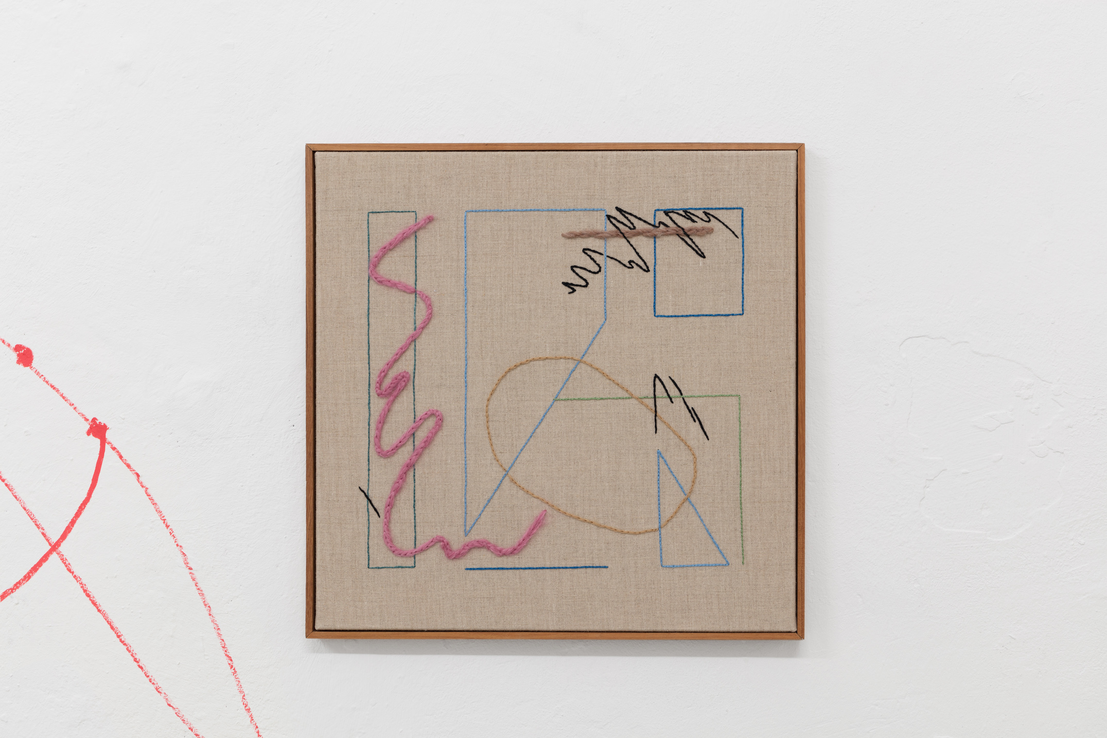 Nadine Byrne, Echoes (20), 2019, Embroidery on linen Nadine Byrne, Echoes (20), 2019, Embroidery on linen