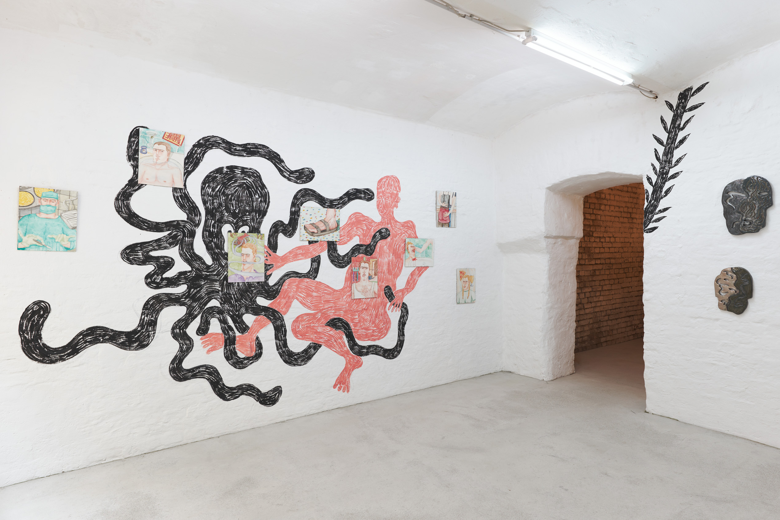 Exhibition view (Rade Petrasević, Axel Johnsson, Monika Grabuschnigg) Exhibition view (Rade Petrasević, Axel Johnsson, Monika Grabuschnigg)