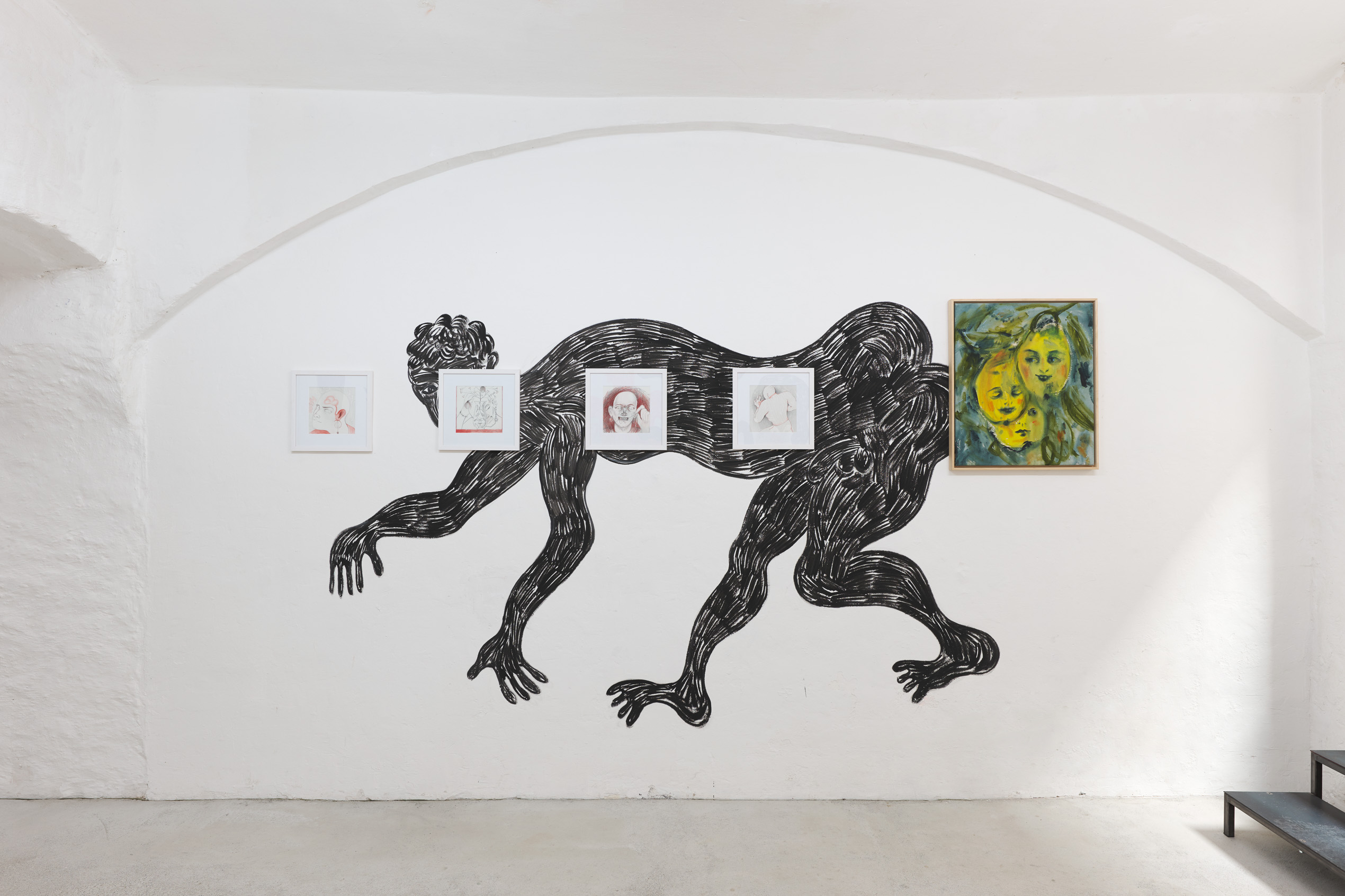 Exhibition view (Enver Hadzijaj, Rade Petrasević, Andrej Dúbravský) Exhibition view (Enver Hadzijaj, Rade Petrasević, Andrej Dúbravský)