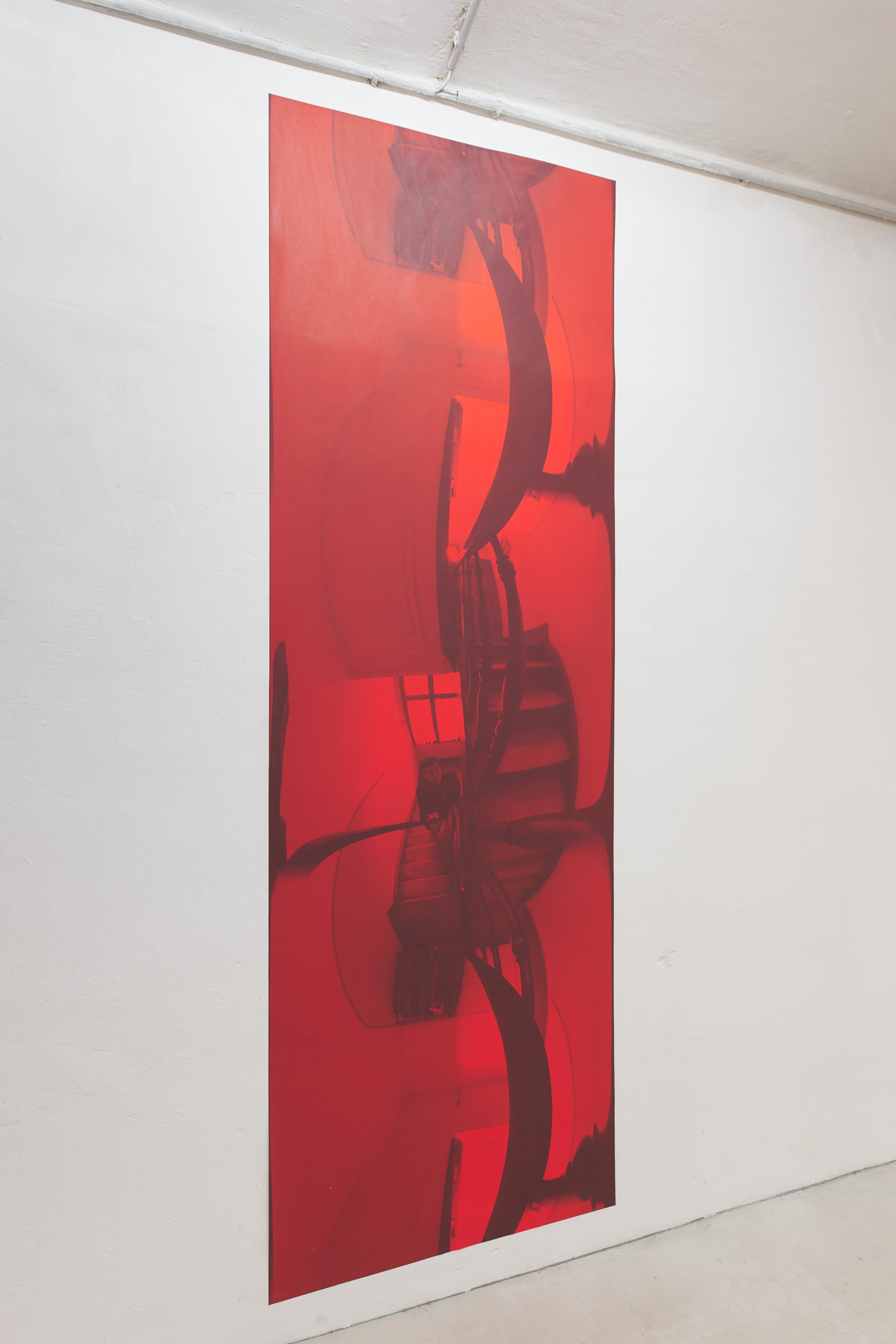 Staged Stair II, 2019, self adhesive vinyl, 270x90cm Staged Stair II, 2019, self adhesive vinyl, 270x90cm