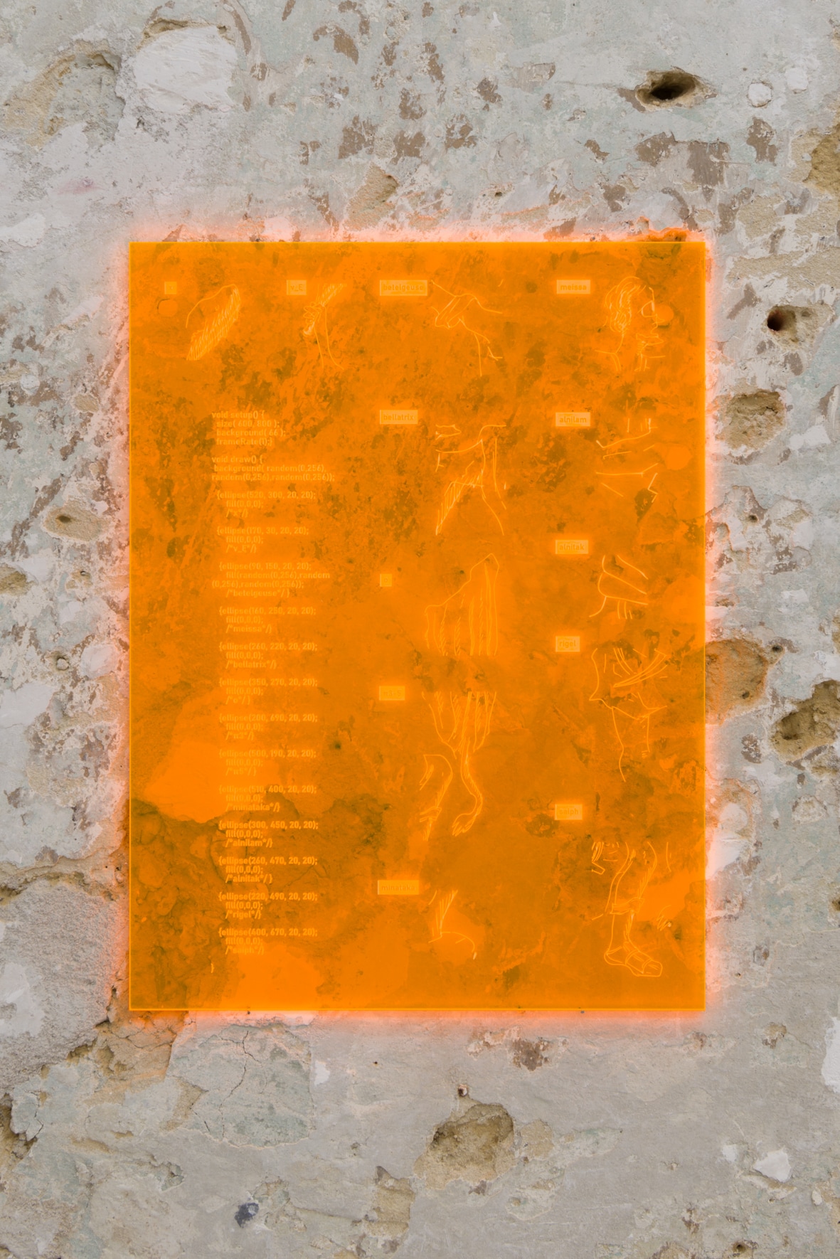 Emi Mizukami, 1000 years later, Plexiglass, 40 x 30 cm, 2020