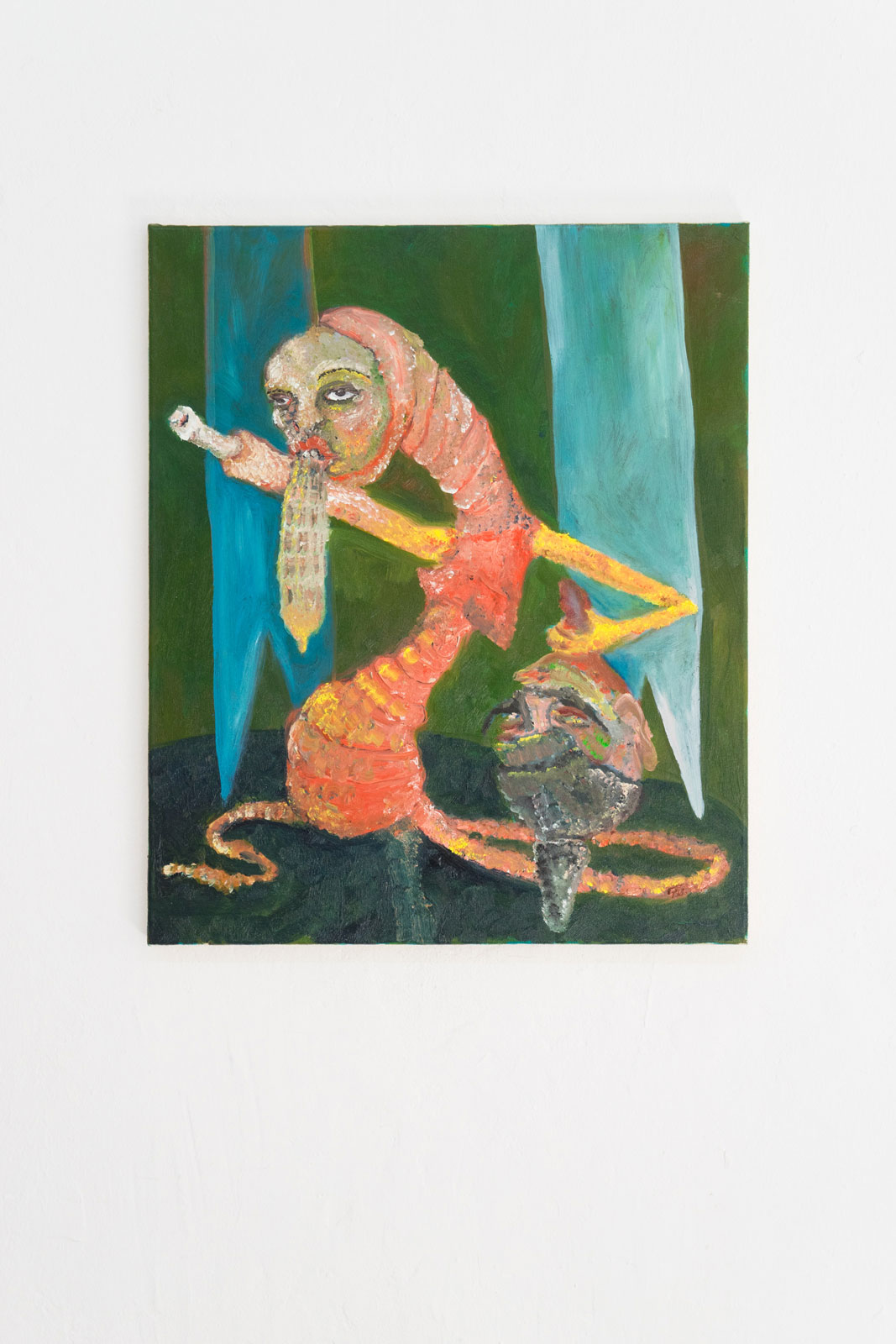 Joseph Geagan, Bone Frau, 2018, Oil on canvas, 60 x 50 cm Joseph Geagan, Bone Frau, 2018, Oil on canvas, 60 x 50 cm