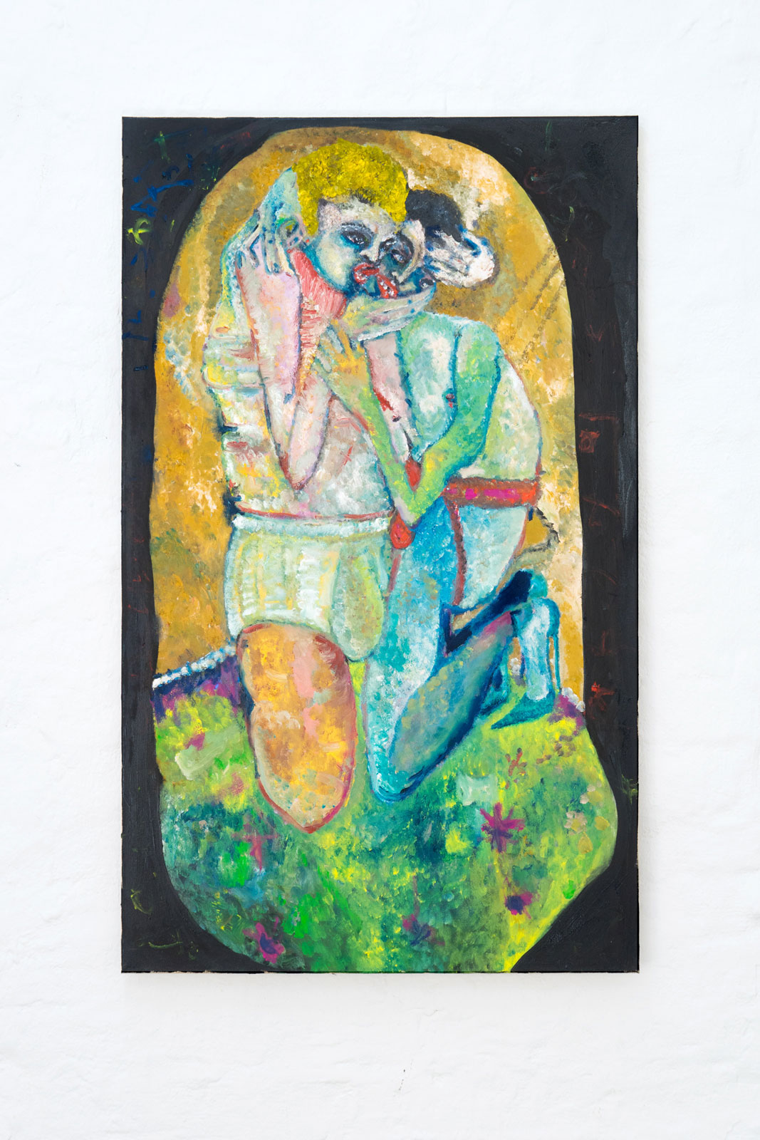 Joseph Geagan, Das Leck, 2018, Oil on canvas, 116 x 70 cm Joseph Geagan, Das Leck, 2018, Oil on canvas, 116 x 70 cm