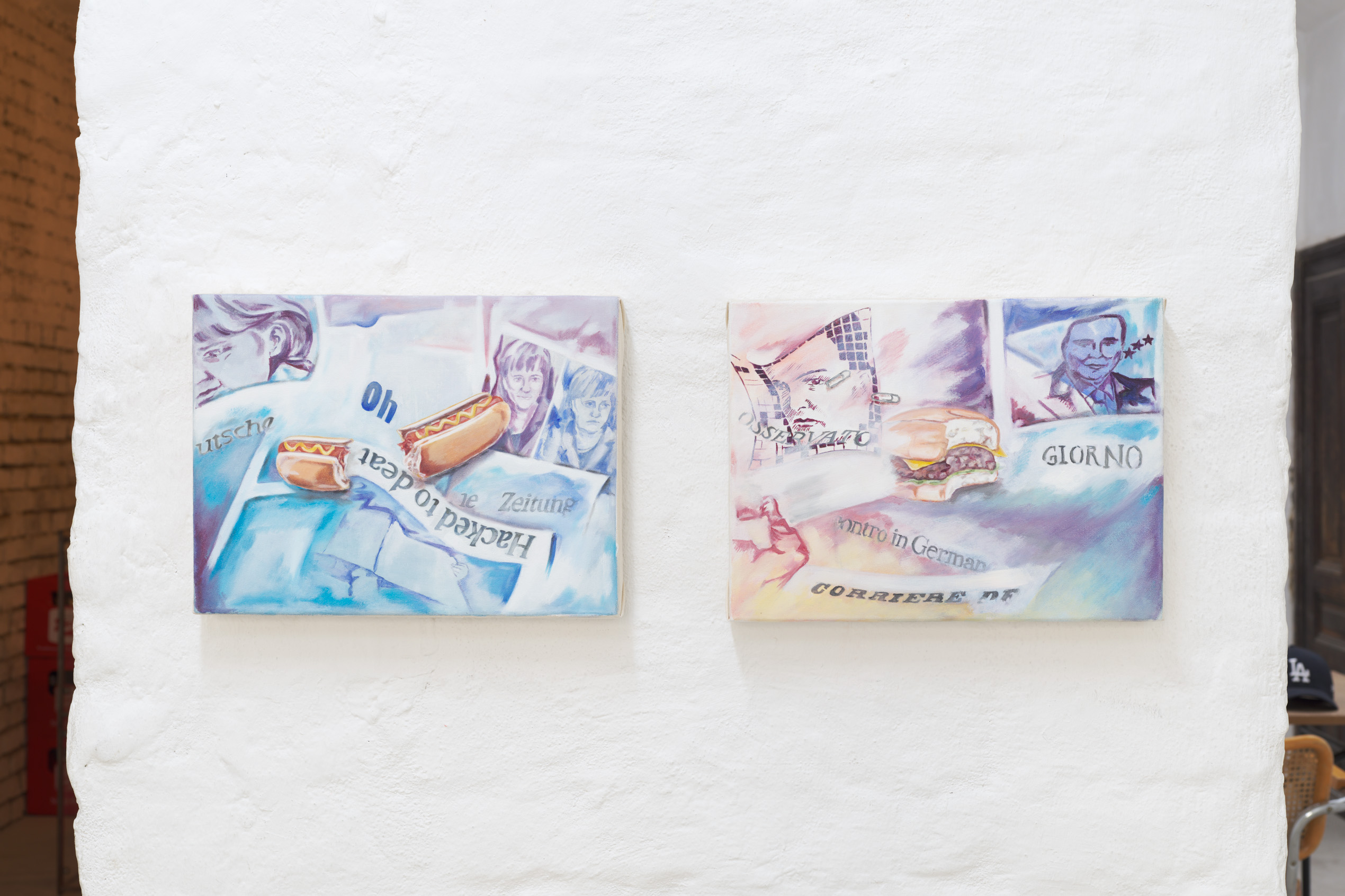 Natalia Rolon, Newsfeed, 2019, oil on canvas Natalia Rolon, Newsfeed, 2019, oil on canvas