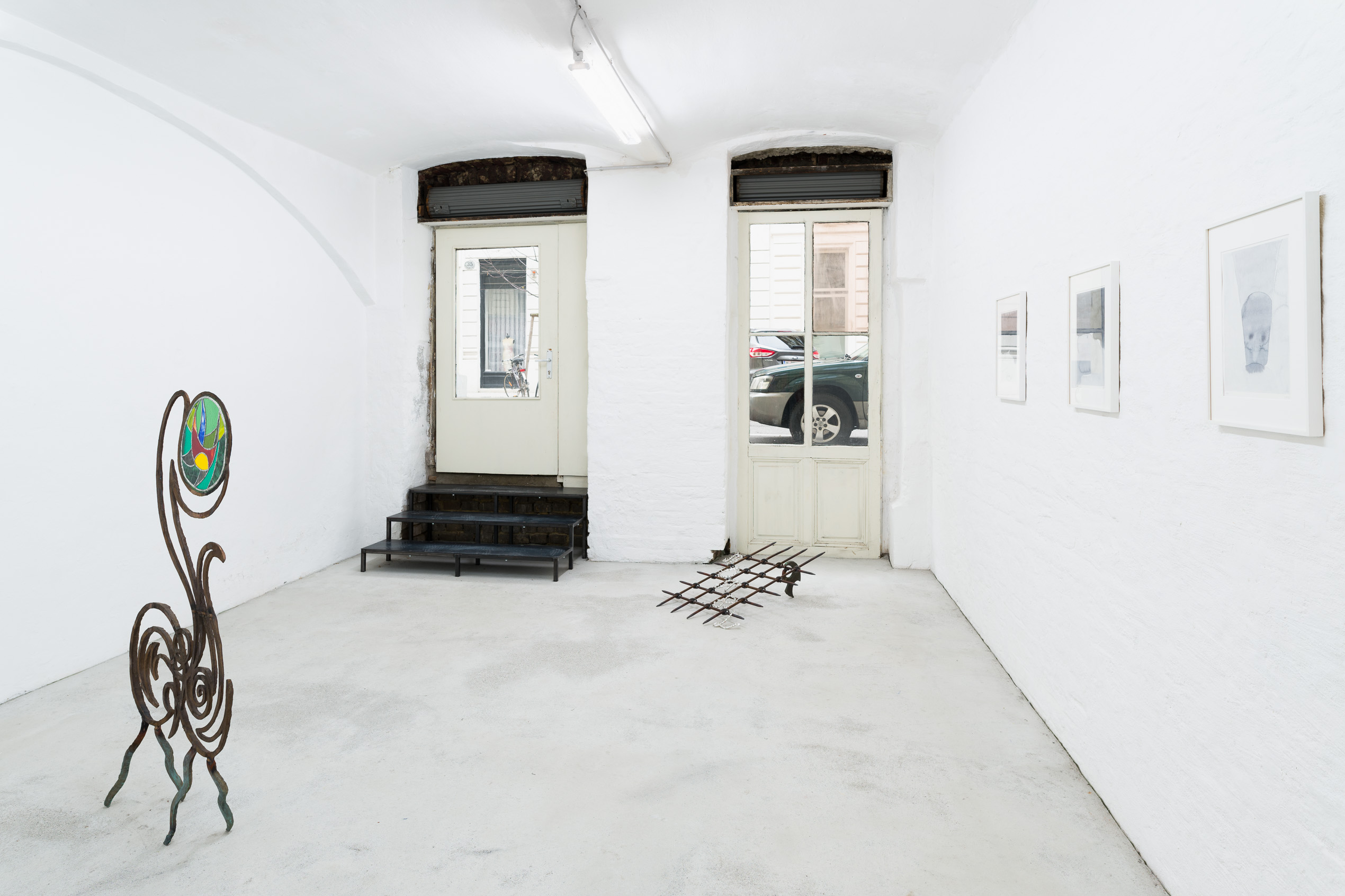 Michael Fanta, Emelie Sandström, exhibition view Michael Fanta, Emelie Sandström, exhibition view