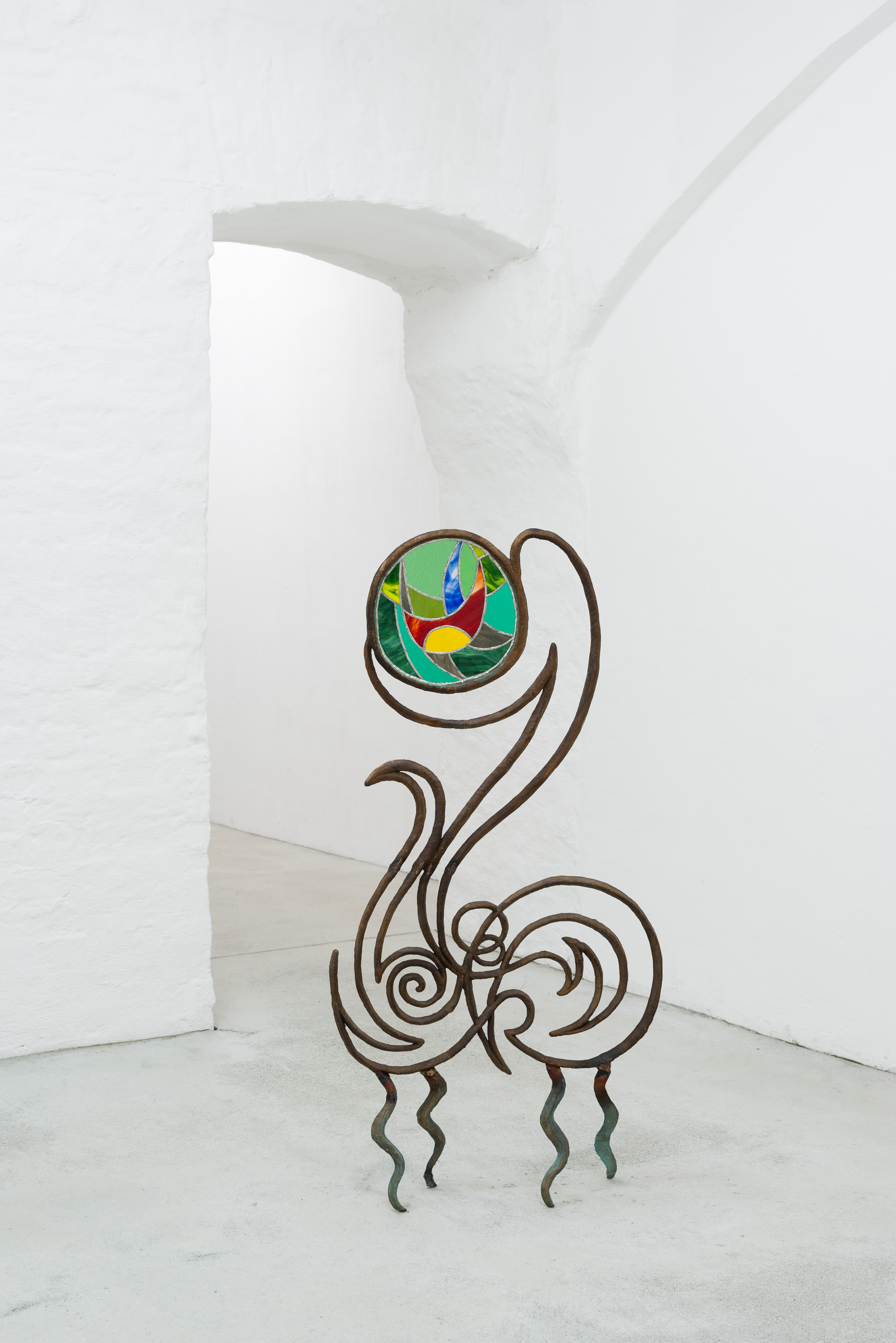 Emelie Sandström, Godhead, 2017/2018, Bronze, glass, pewter Emelie Sandström, Godhead, 2017/2018, Bronze, glass, pewter
