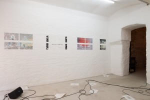 Exhibition view (Robin Waart, Connor Camburn, Emma Sims)