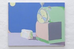 François-Xavier Guiberteau, Mousse, 2022, acrylic, colored pencil and soft pastel on canvas